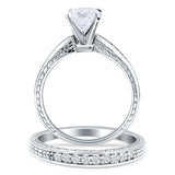 Round Two Piece Gold Ring