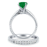 Round Two Piece Gold Ring