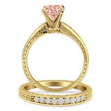 Round Two Piece Gold Ring