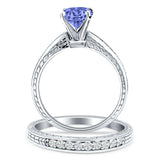 Round Two Piece Gold Ring