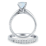 Round Two Piece Gold Ring