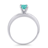 Round Solitaire Gold Ring