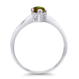 Marquise Lab Created Black Opal Solitaire Gold Ring