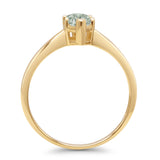 Art Deco Marquise Solitaire Gold Ring