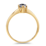 Art Deco Marquise Solitaire Gold Ring