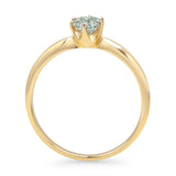 Round Solitaire Gold Ring