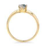 Round Solitaire Gold Ring