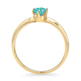 Round Solitaire Gold Ring