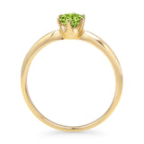 Round Solitaire Gold Ring