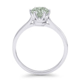 Art Deco Round Solitaire Gold Ring