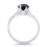 Art Deco Round Solitaire Gold Ring