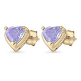 Heart Stud Earrings
