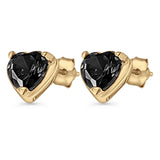 Heart Stud Earrings