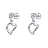 Heart Stud Earrings