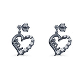 Love Stud Earrings
