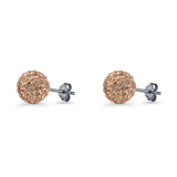 Full Ball Stud Earring