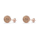 Full Ball Stud Earring