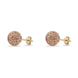 Full Ball Stud Earring
