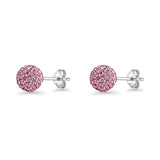 Full Ball Stud Earring