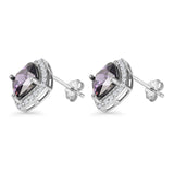 Cushion Cut Stud Earrings