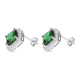 Cushion Cut Stud Earrings