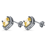 Cushion Cut Stud Earrings