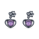 Heart Stud Earrings