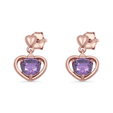 Heart Stud Earrings