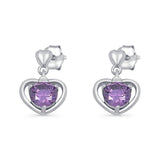Heart Stud Earrings
