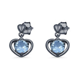Heart Stud Earrings