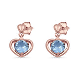Heart Stud Earrings
