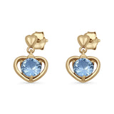 Heart Stud Earrings