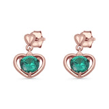 Heart Stud Earrings