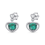 Heart Stud Earrings