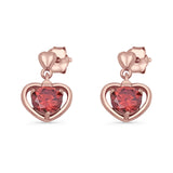 Heart Stud Earrings