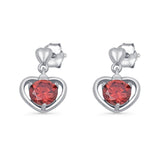 Heart Stud Earrings