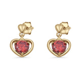 Heart Stud Earrings