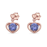 Heart Stud Earrings