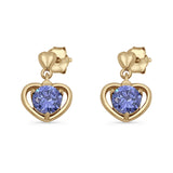 Heart Stud Earrings