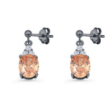 Oval Stud Earrings