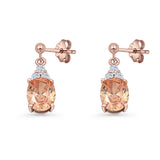 Oval Stud Earrings