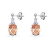 Oval Stud Earrings