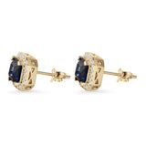 Cushion Cut Stud Earring
