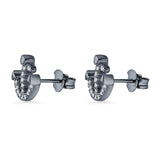 Anchor Stud Earring