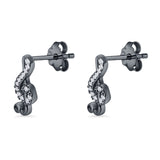Music Note Stud Earrings