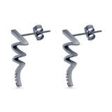 Zigzag Stud Earrings