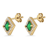 Square Stud Earrings