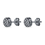 Round Stud Earrings