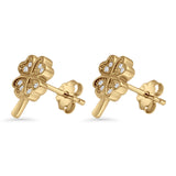 Clover Leaf Stud Earrings