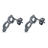 Cat Stud Earrings